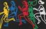 Julian Opie: Women Sprinters 3 - Signed Print