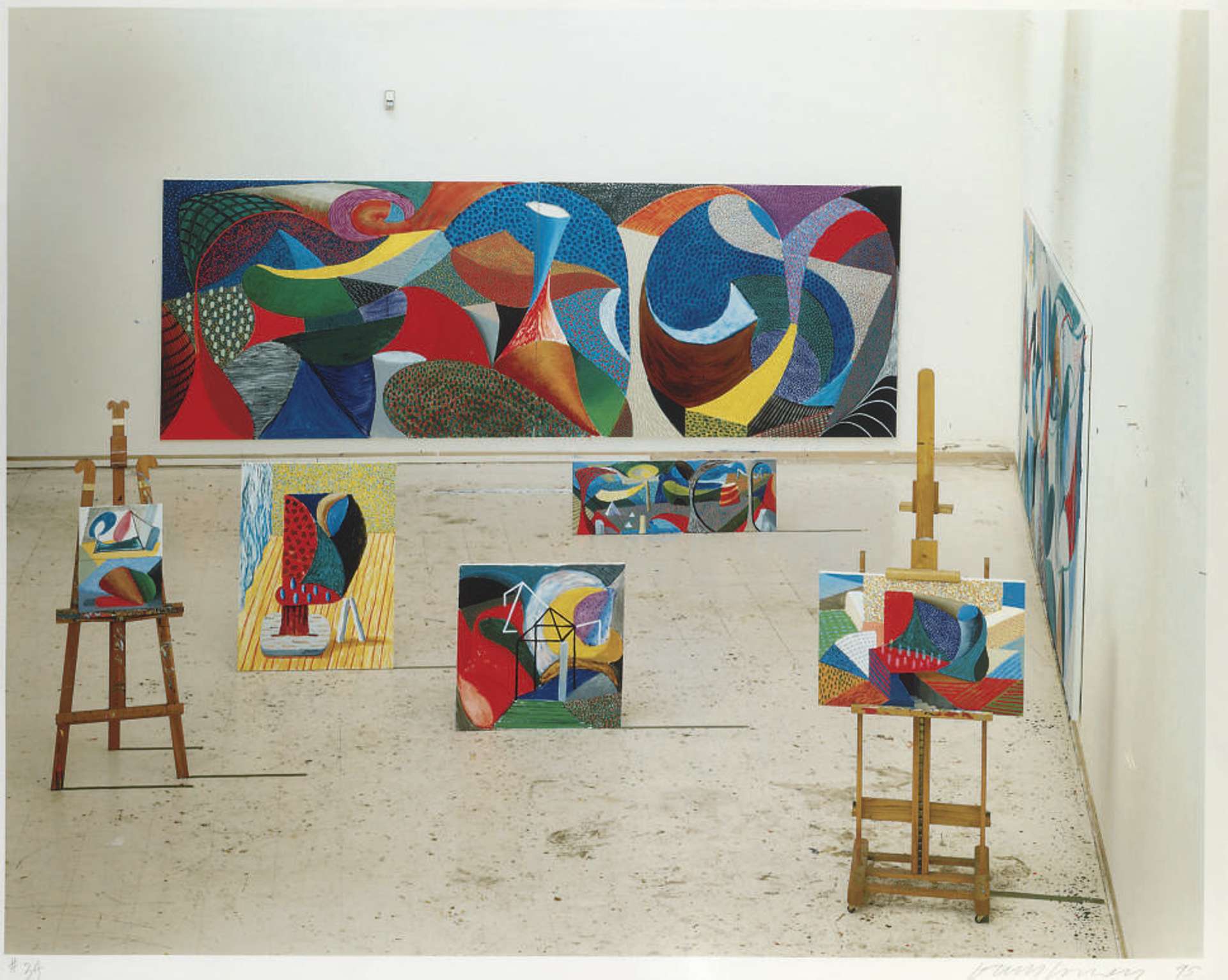 The Studio, March 16th 1995 - Signed Print by David Hockney 1996 - MyArtBroker