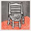 Van Gogh Chair (white) - Signed Print