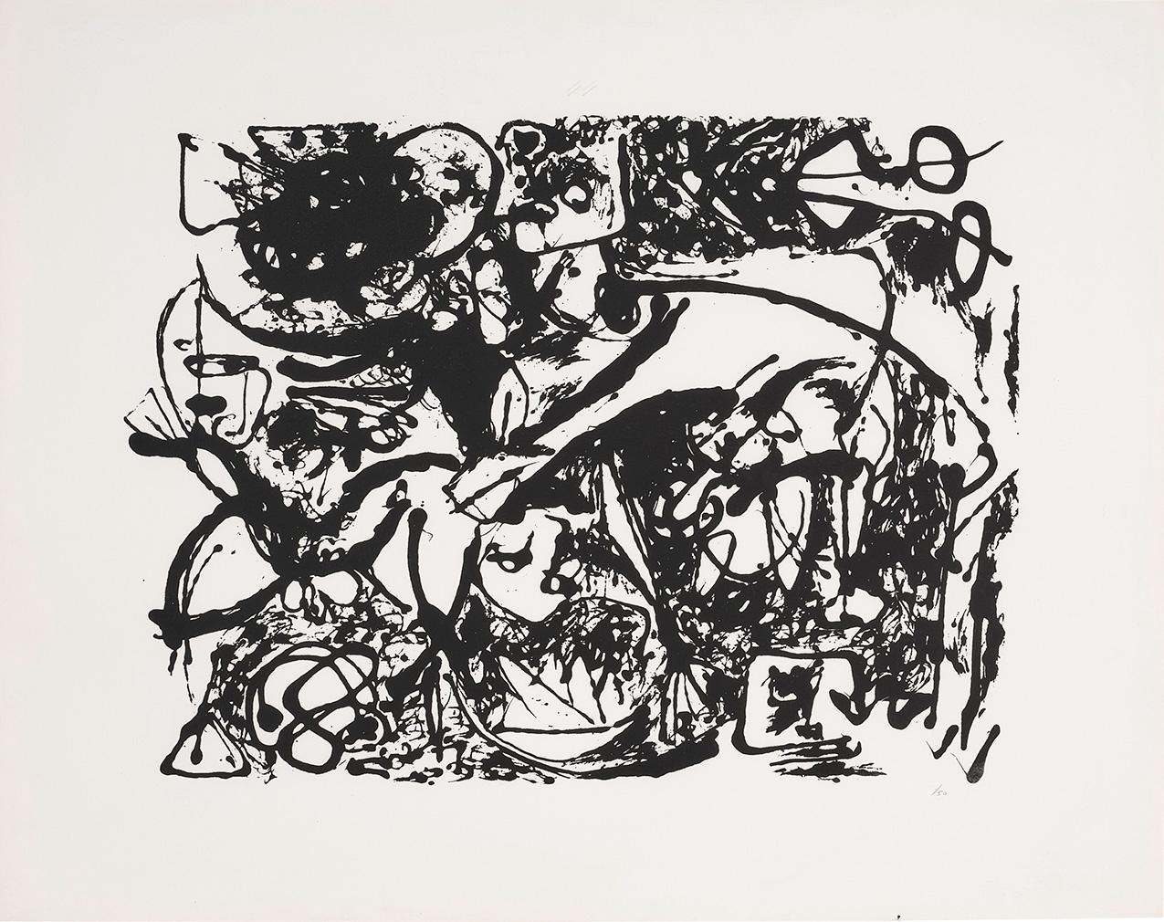 Jackson Pollock Untitled O Connor Thaw Unsigned Print