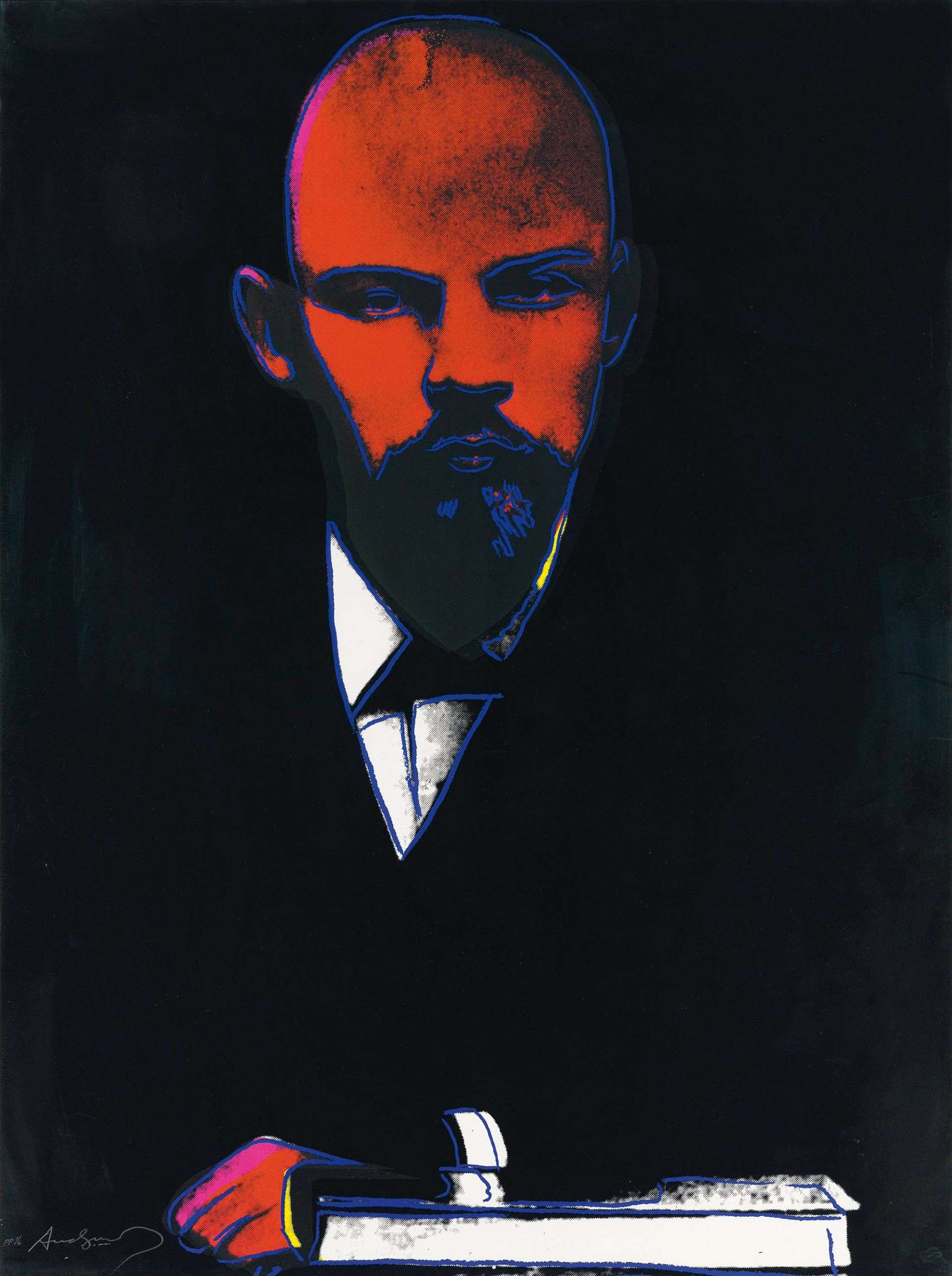 Black Lenin (F. & S. II.402) by Andy Warhol
