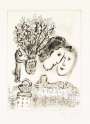 Marc Chagall: Double Visage Gris - Signed Print