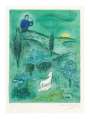 Marc Chagall: Découverte De Daphnis Par Lamon (Daphnis Et Chloé) - Unsigned Print