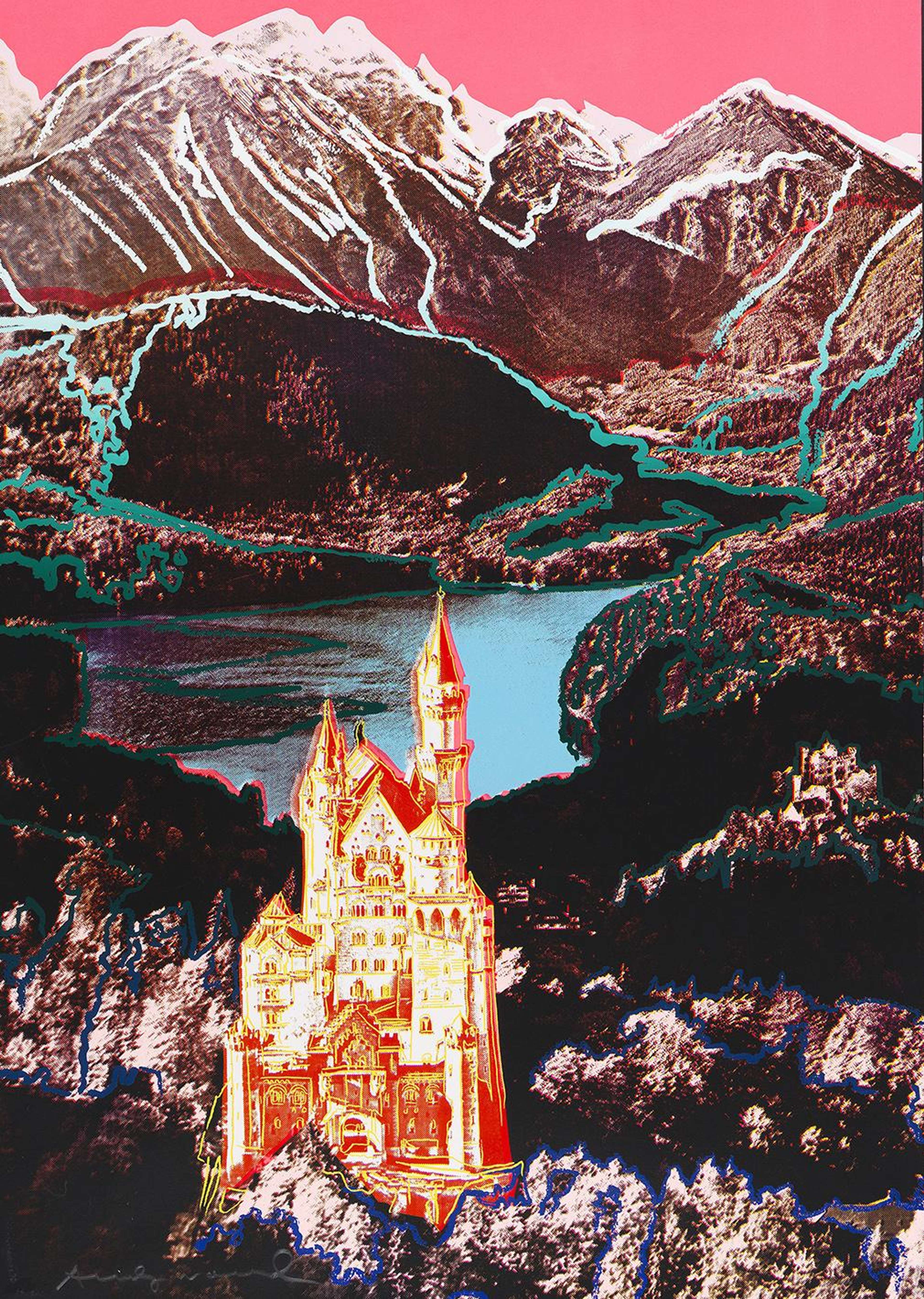 Neuschwanstein - Signed Print by Andy Warhol 1987 - MyArtBroker