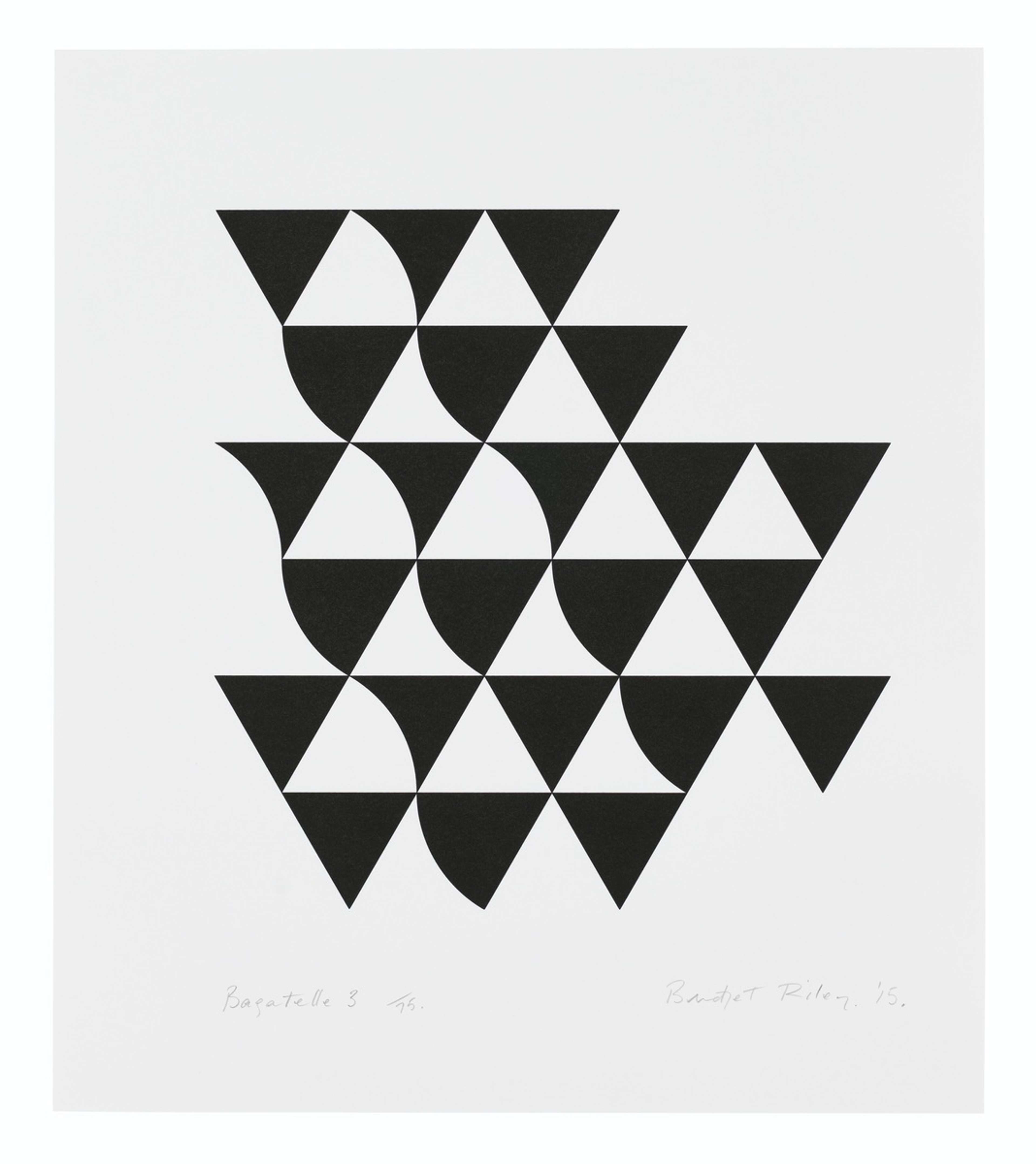 Bagatelle 3 by Bridget Riley