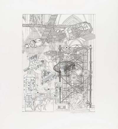 Blueprints For A New Museum 6 - Signed Print by Eduardo Paolozzi 1981 - MyArtBroker