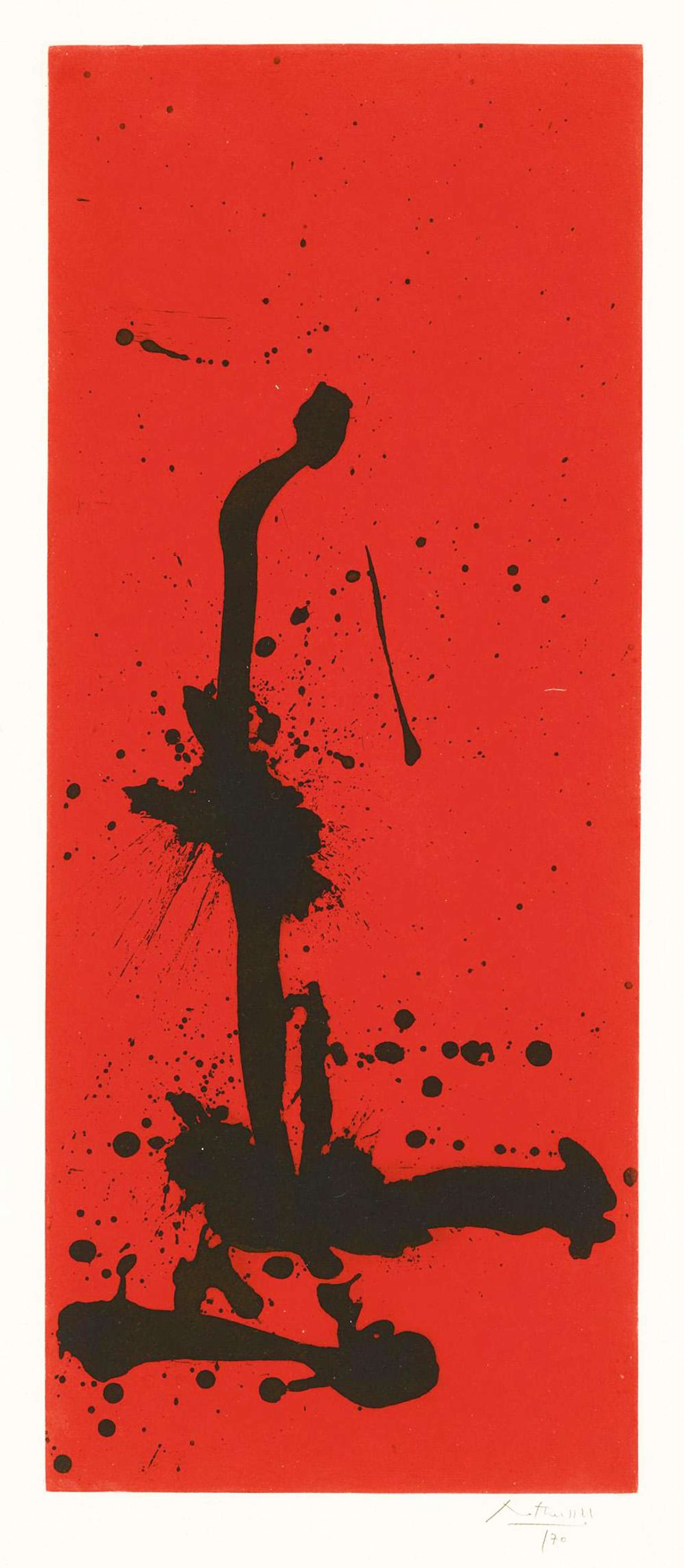 Red Sea III - Signed Print by Robert Motherwell 1983 - MyArtBroker