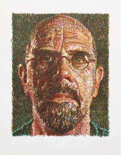 Self-Portrait - Signed Print by Chuck Close 2007 - MyArtBroker