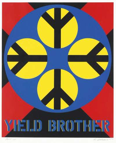 Robert Indiana: Decade (Yield Brother) - Signed Print
