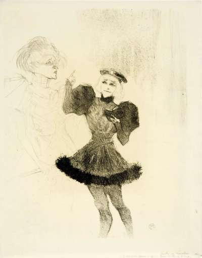 Lender Et Lavallière, Dans ‘Le Fils De L’Arétin' - Signed Print by Henri De Toulouse Lautrec 1895 - MyArtBroker