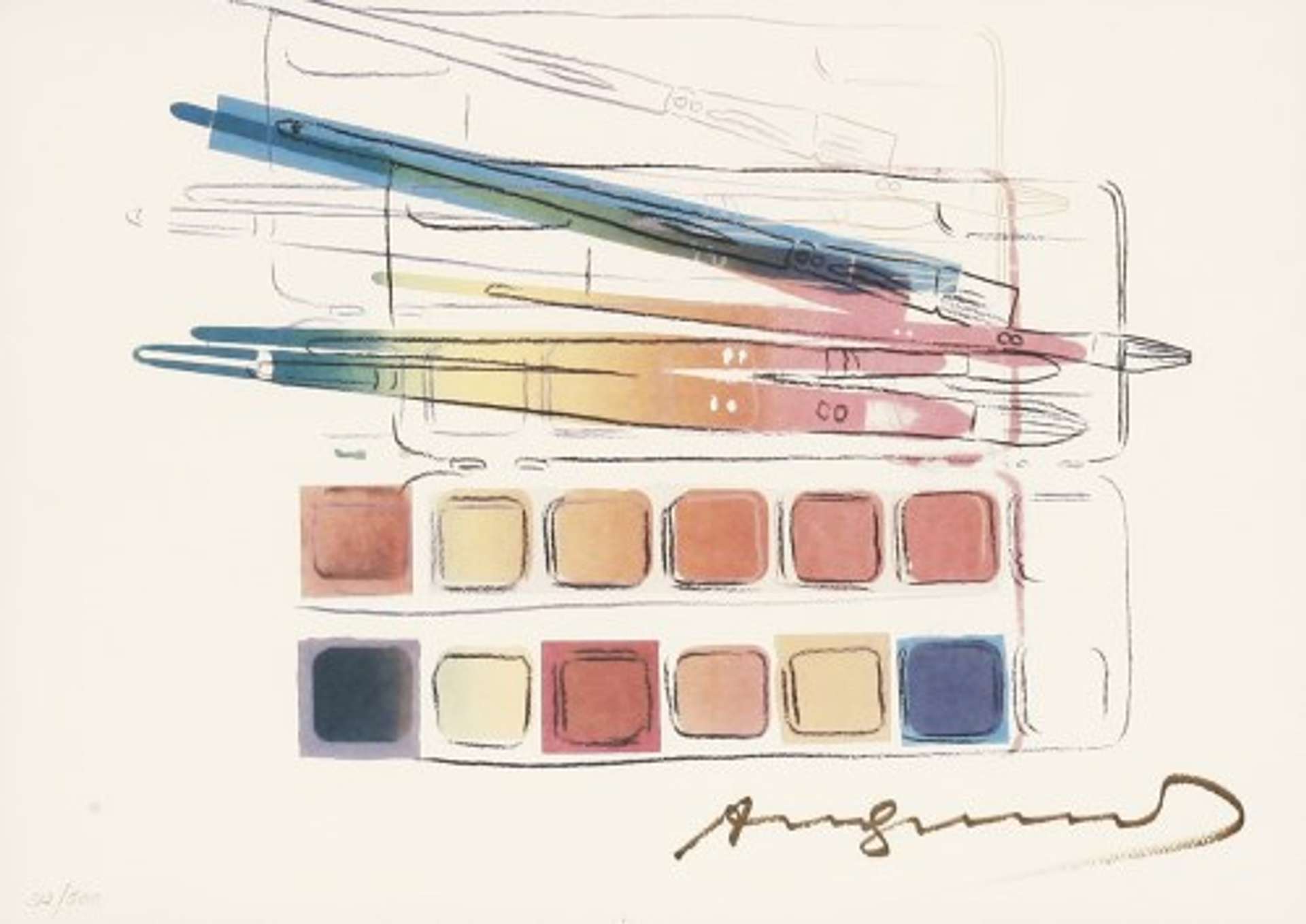 Watercolour Paint Kit (F. & S. II.288) by Andy WarholAndy Warhol - MyArtBr-  MyArtBrokerkeor