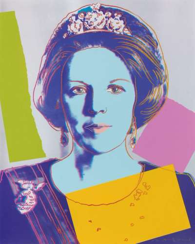 Queen Beatrix Of The Netherlands Royal Edition (F. & S. II.340A) - Signed Print by Andy Warhol 1985 - MyArtBroker