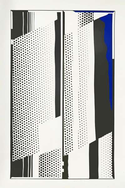 Roy Lichtenstein: Twin Mirrors - Signed Print