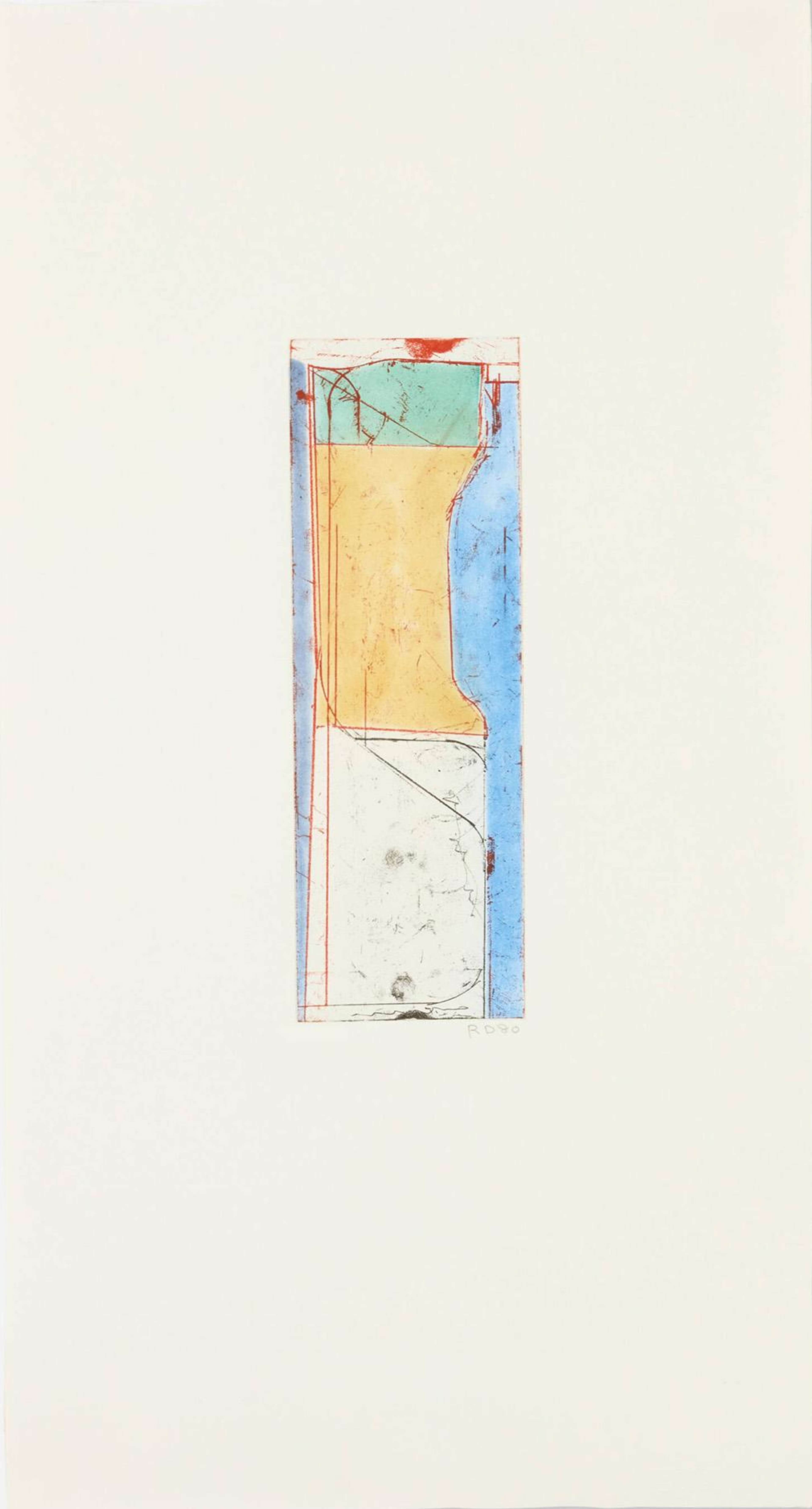 Small Thin - Signed Print by Richard Diebenkorn 1980 - MyArtBroker
