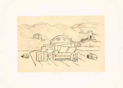 Mobili Nella Valle - Signed Print by Giorgio De Chirico 1971 - MyArtBroker
