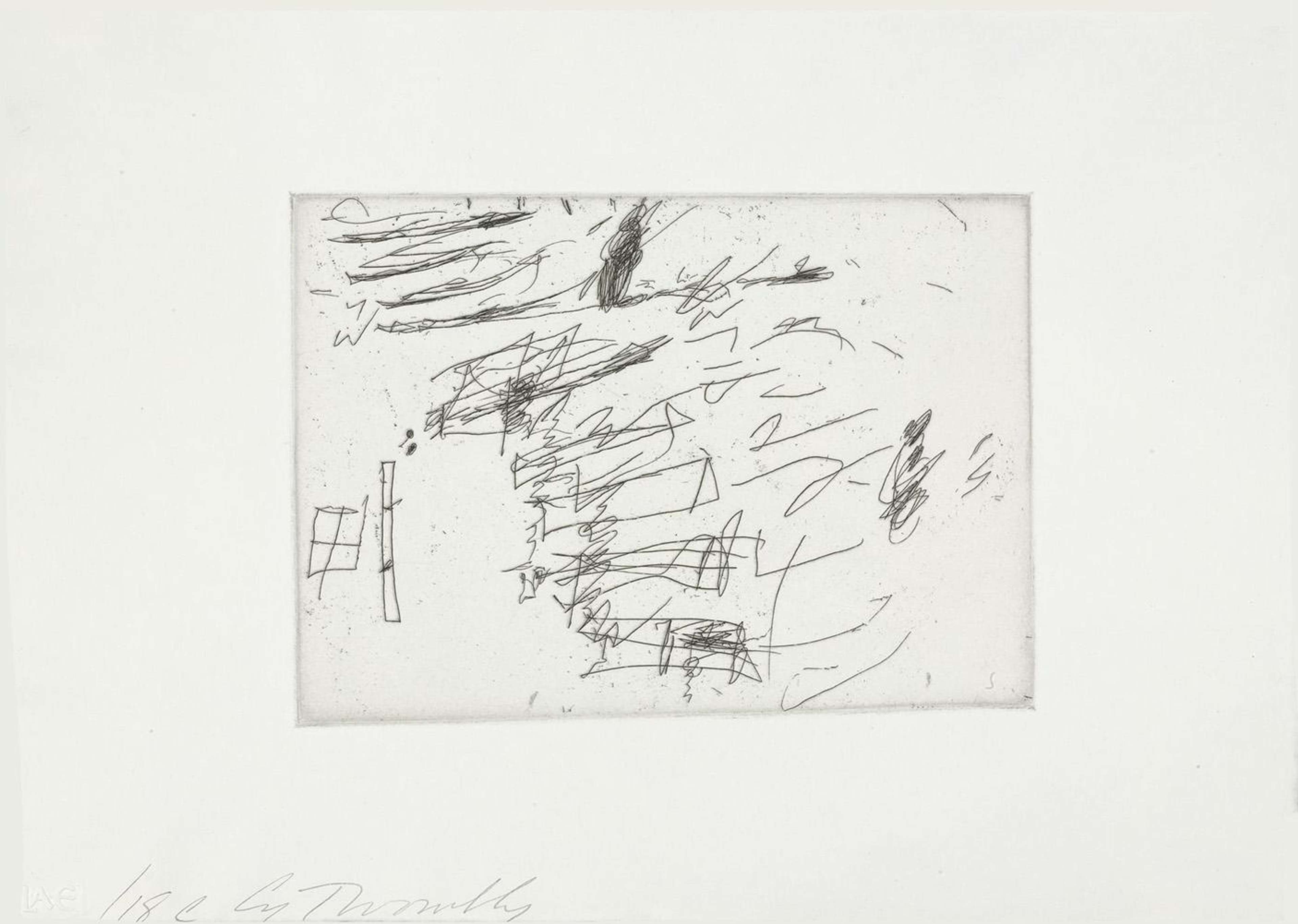 Sketches C - Signed Print by Cy Twombly 1967 - MyArtBroker