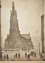 L S Lowry: St. Simon's Church - Signed Print