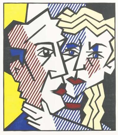 Roy Lichtenstein: The Couple - Signed Print