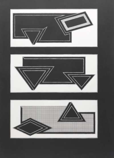 Black Stack - Signed Print by Frank Stella 1970 - MyArtBroker