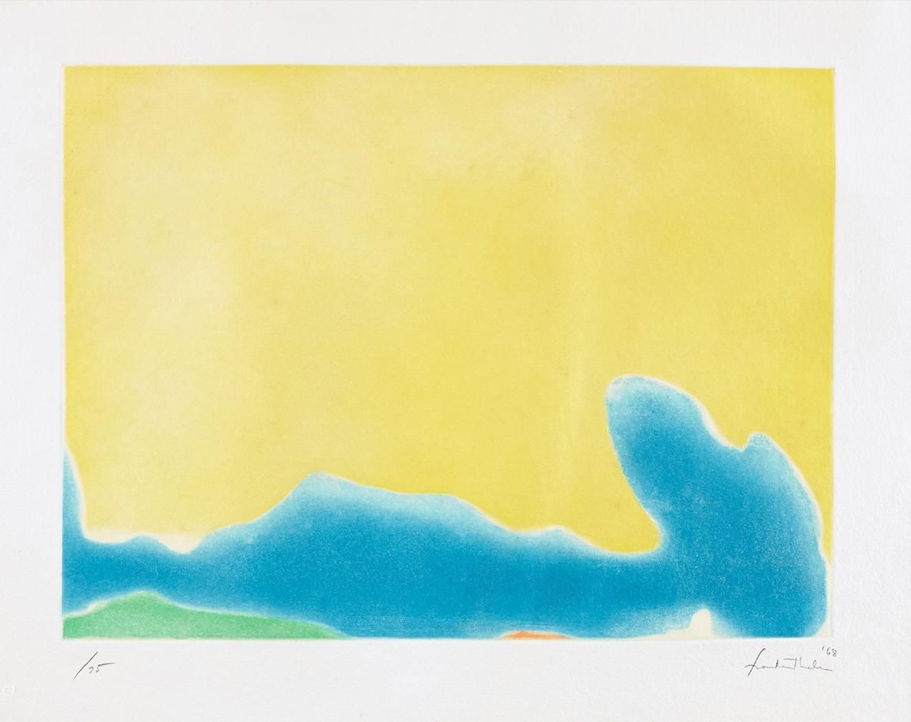 Helen Frankenthaler Yellow Span (Signed Print) 1968 | MyArtBroker