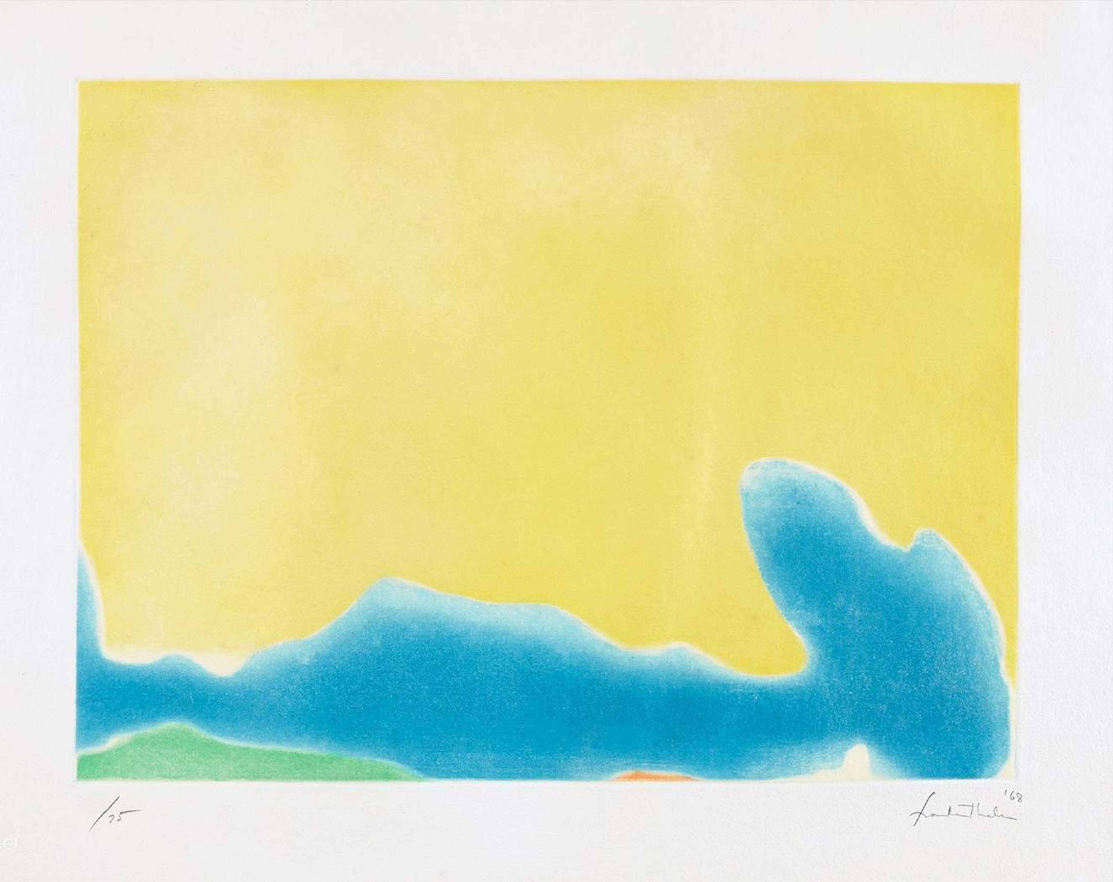 Yellow Span - Signed Print by Helen Frankenthaler 1968 - MyArtBroker