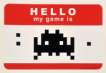 Hello My Game Is (red) - Signed Print
