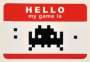 Invader: Hello My Game Is (red) - Signed Print