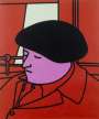 Patrick Caulfield: Portrait Of A Frenchman - Signed Print