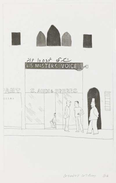 The Shop Window Of A Tobacco Store - Signed Print by David Hockney 1966 - MyArtBroker