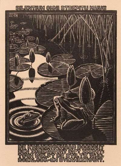 Frog - Signed Print by M. C. Escher 1932 - MyArtBroker