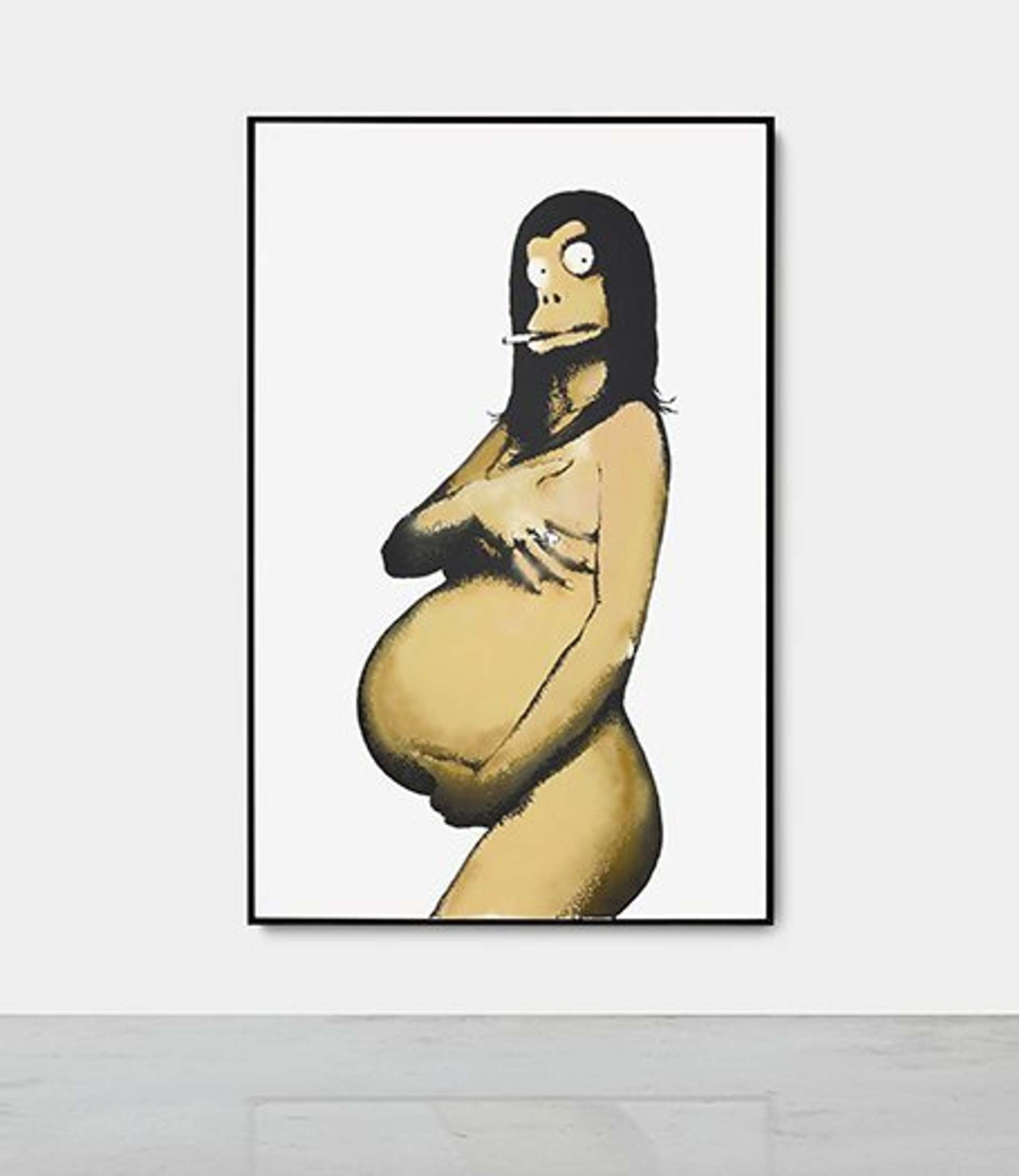 Original Concept For Barely Legal Poster (After Demi Moore) by Banksy