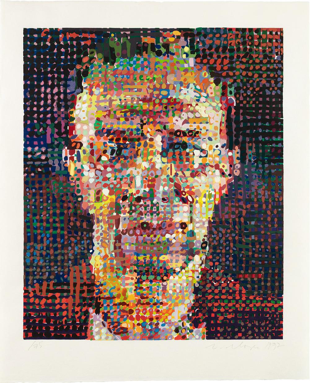 Chuck Close Alex (Signed Print) 1992 | For Sale