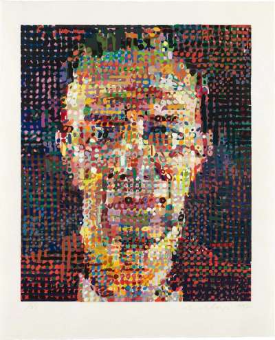 Alex - Signed Print by Chuck Close 1992 - MyArtBroker