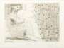Pablo Picasso: Minotaure Endormi Contemple Par Une Femme (La Suite Vollard) - Signed Print