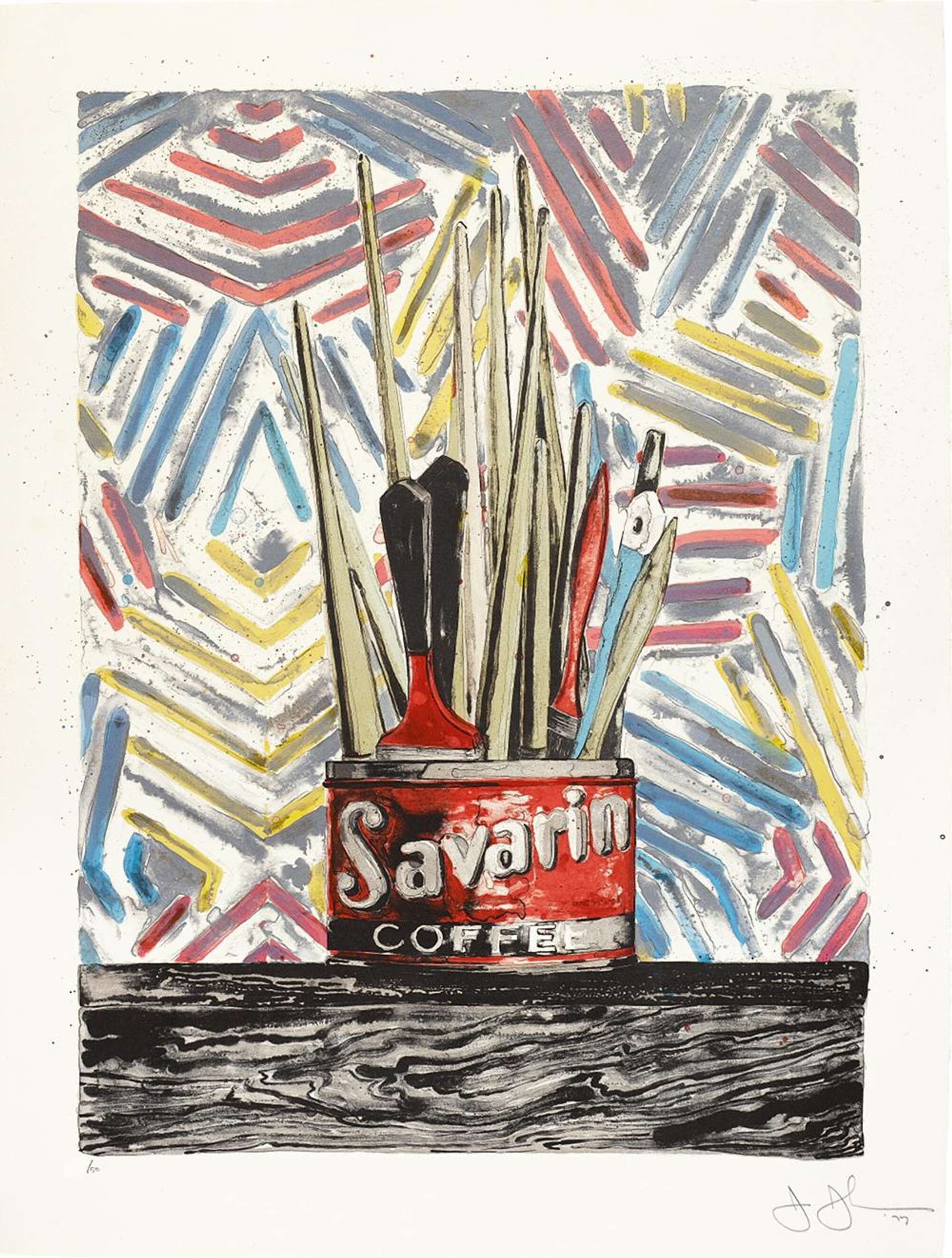 Savarin (ULAE 183) - Signed Print by Jasper Johns 1977 - MyArtBroker