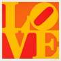 Robert Indiana: Golden Love (yellow, red and orange) - Signed Print