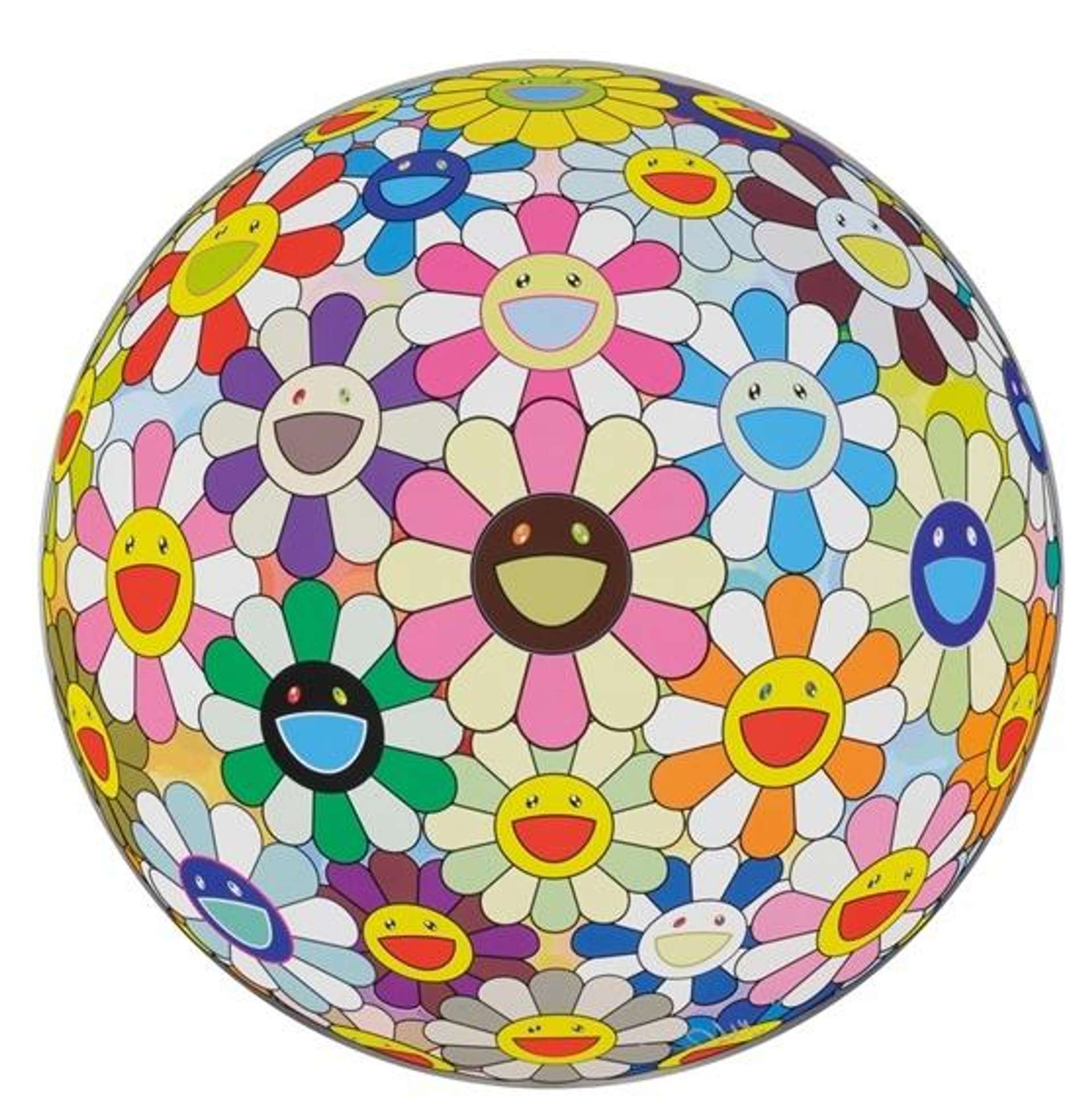 Flower Ball: Commos (3D) - Signed Print by Takashi Murakami 2011 - MyArtBroker