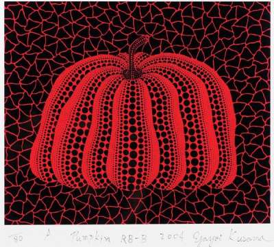Pumpkin (RB-B) - Signed Print by Yayoi Kusama 2004 - MyArtBroker