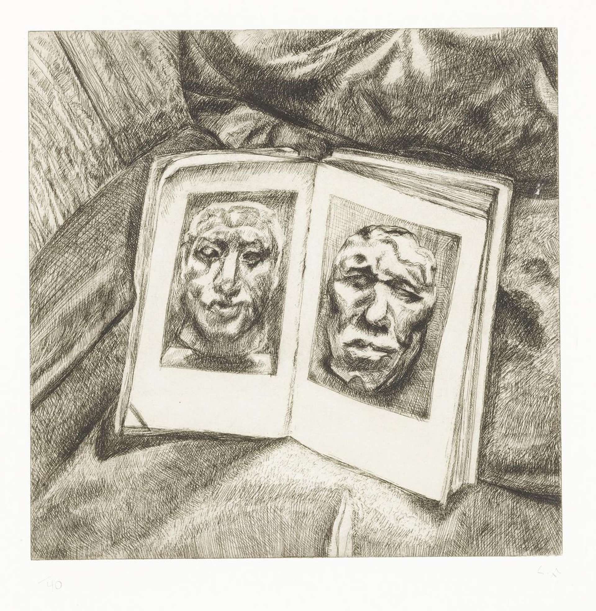 The Egyptian Book - Signed Print by Lucian Freud 1994 - MyArtBroker