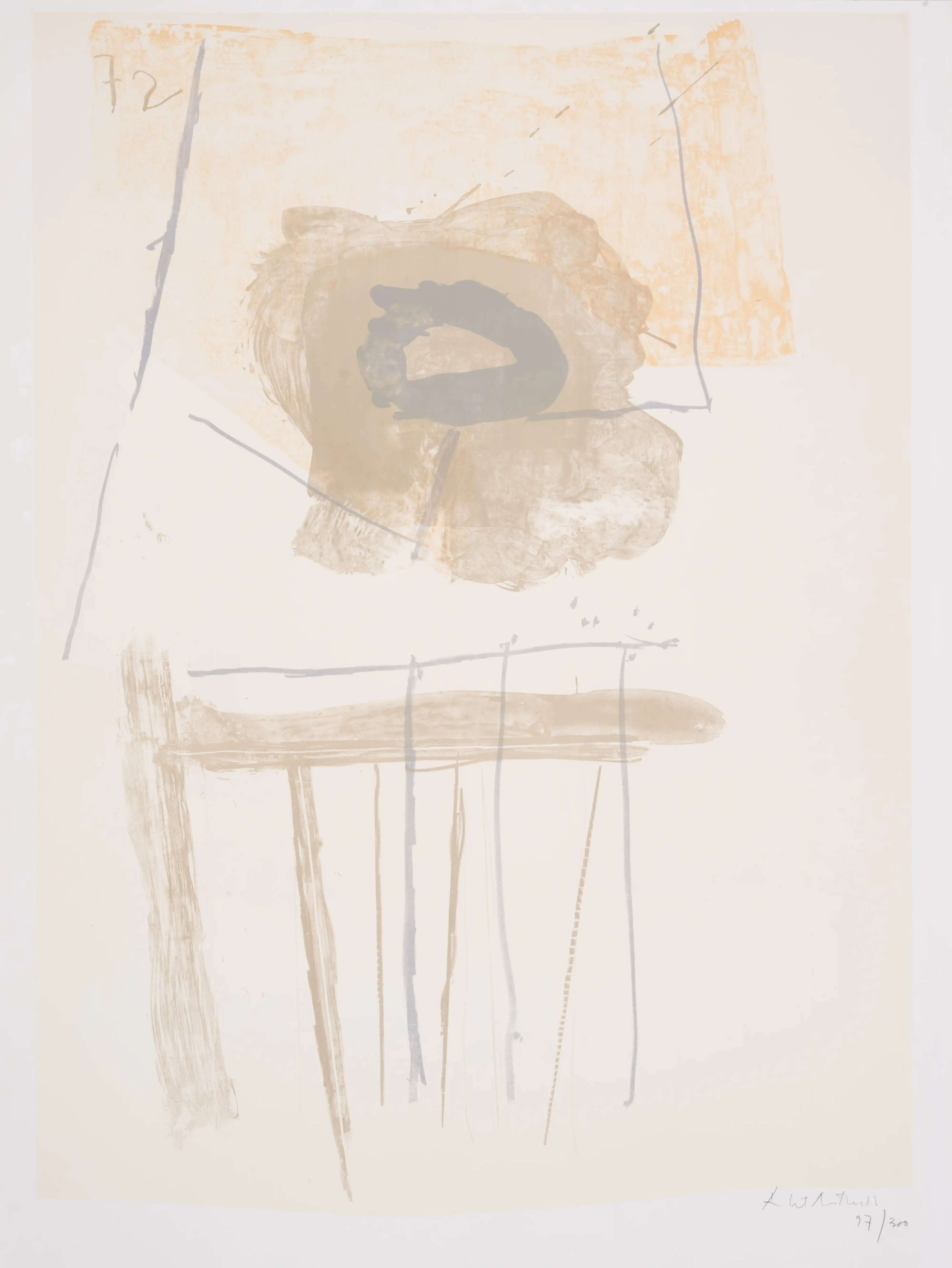 Chair - Signed Print by Robert Motherwell 1971 - MyArtBroker