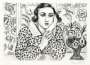 Henri Matisse: Jeune Fille Accoudée Au Paravent Fleuri - undefined