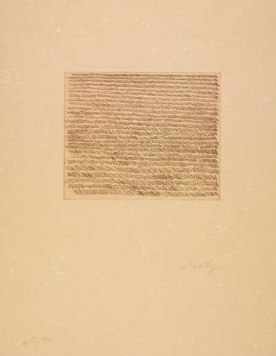 Note I - Signed Print by Cy Twombly 1967 - MyArtBroker