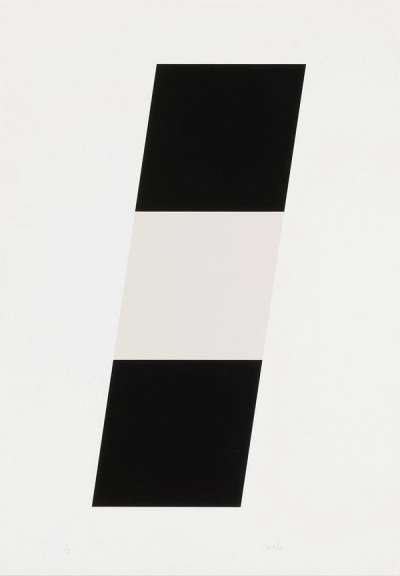 Black White Black - Signed Print by Ellsworth Kelly 1970 - MyArtBroker