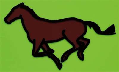 Galloping Horse 3 - Signed Print by Julian Opie 2013 - MyArtBroker