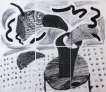Black Plant On Table - Signed Print