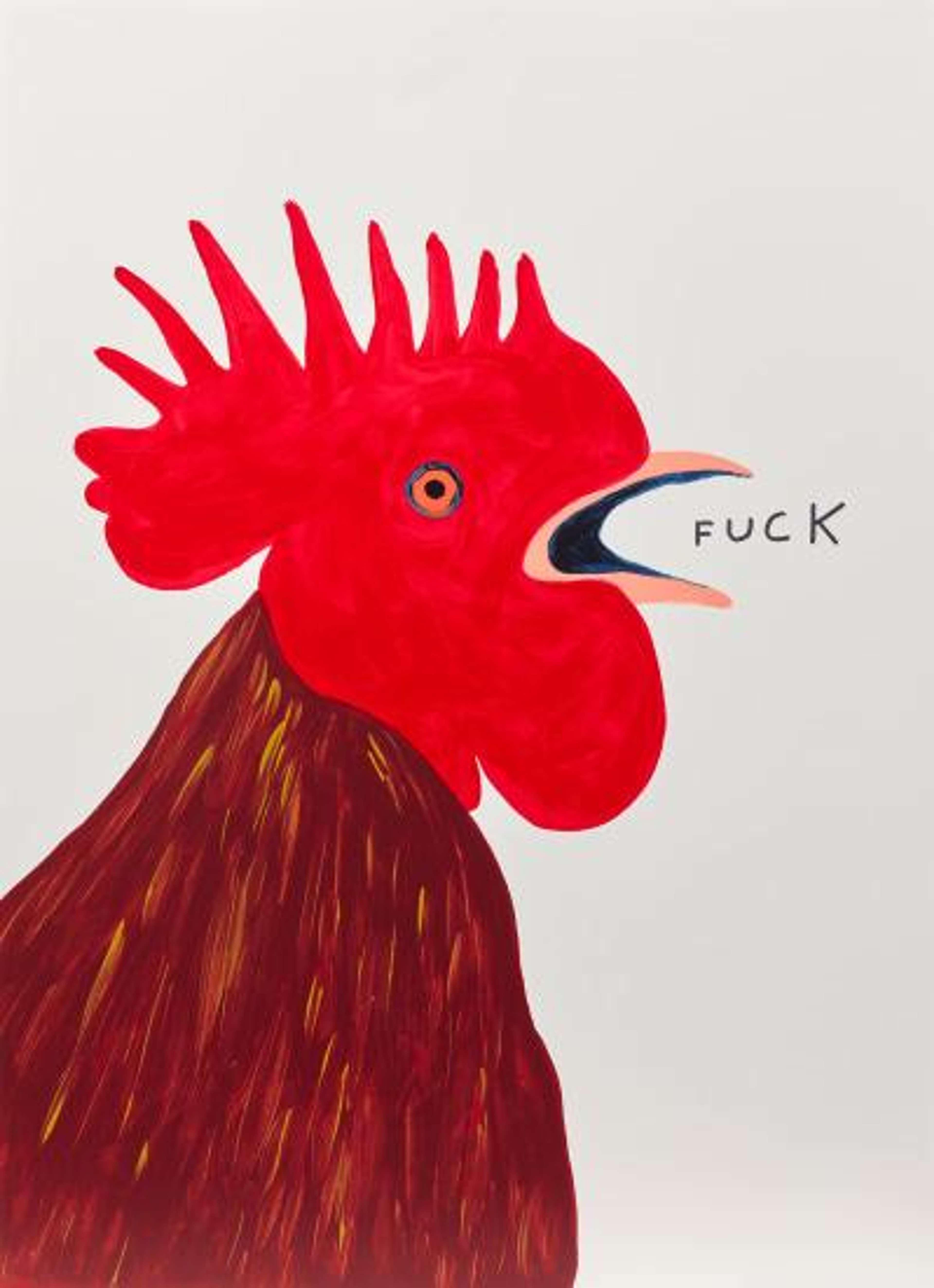 Fuck - Signed Print by David Shrigley 2021 - MyArtBroker