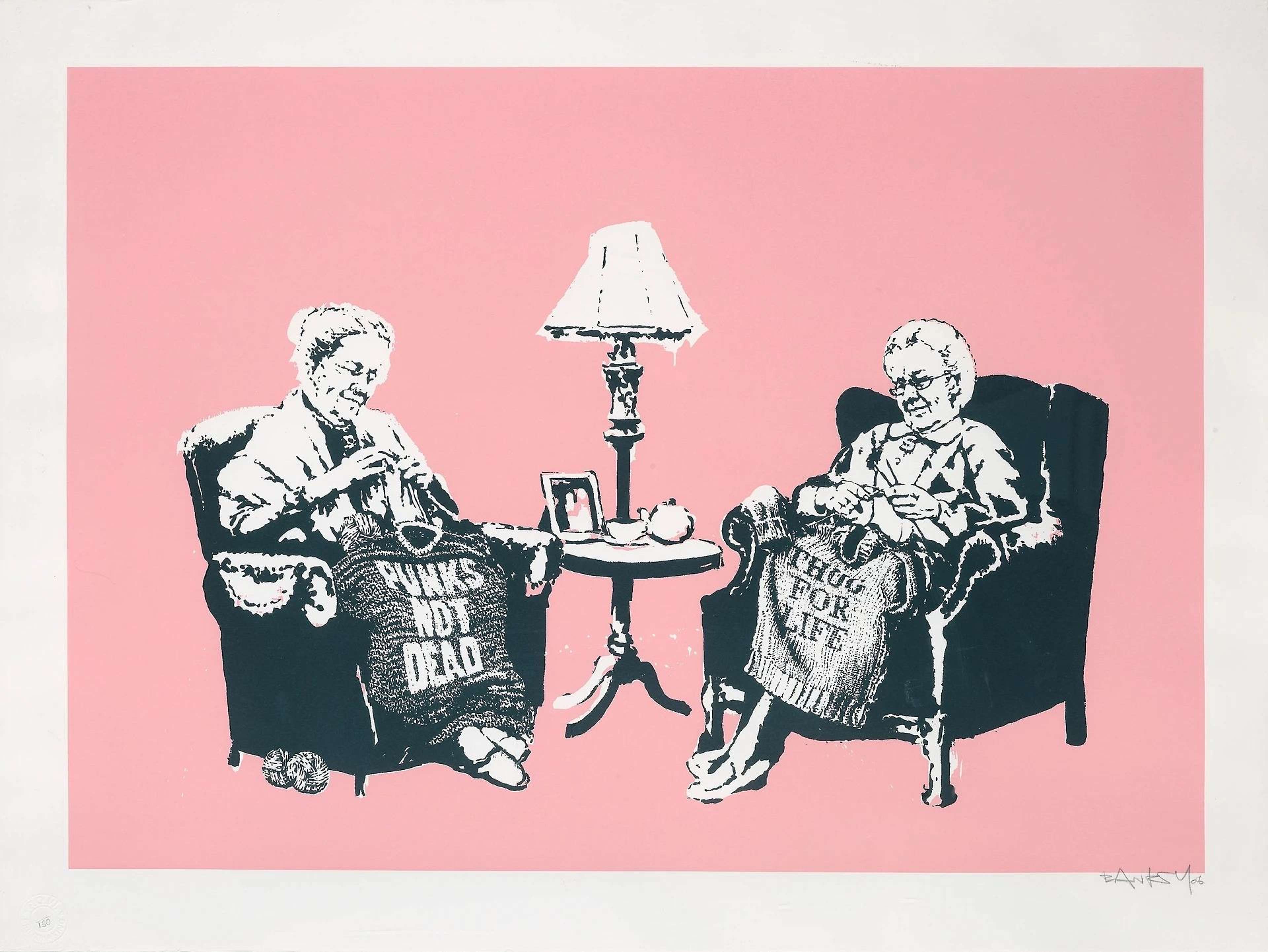 Grannies by Banksy - MyArtBroker