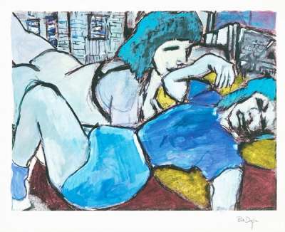 Two Sisters (2008) - Signed Print by Bob Dylan 2008 - MyArtBroker