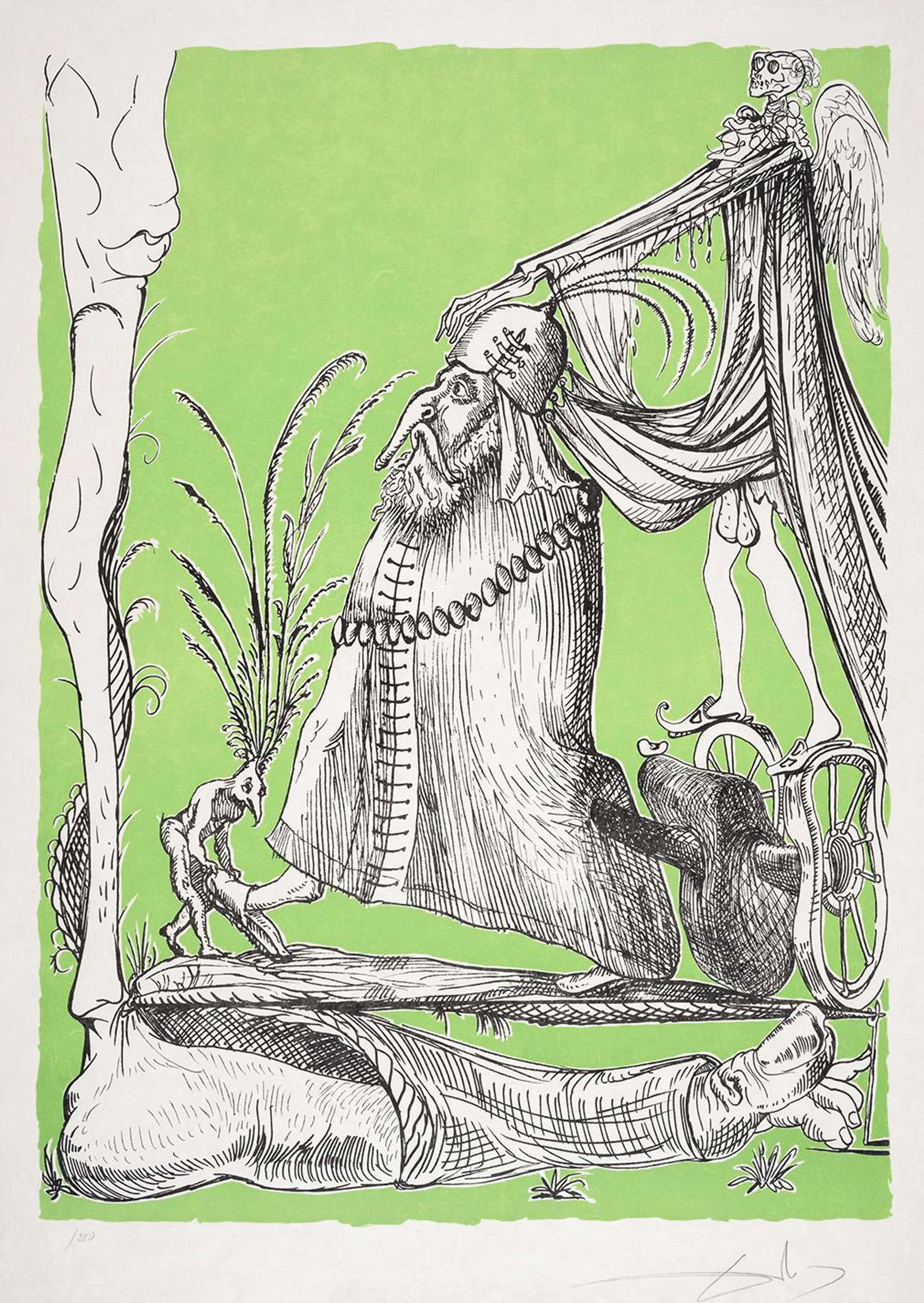Plate 11 (Les Songes Drôlatiques De Pantagruel) - Signed Print by Salvador Dali 1973 - MyArtBroker