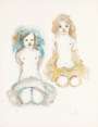 Leonor Fini: Les Petites Cannibales - Signed Print